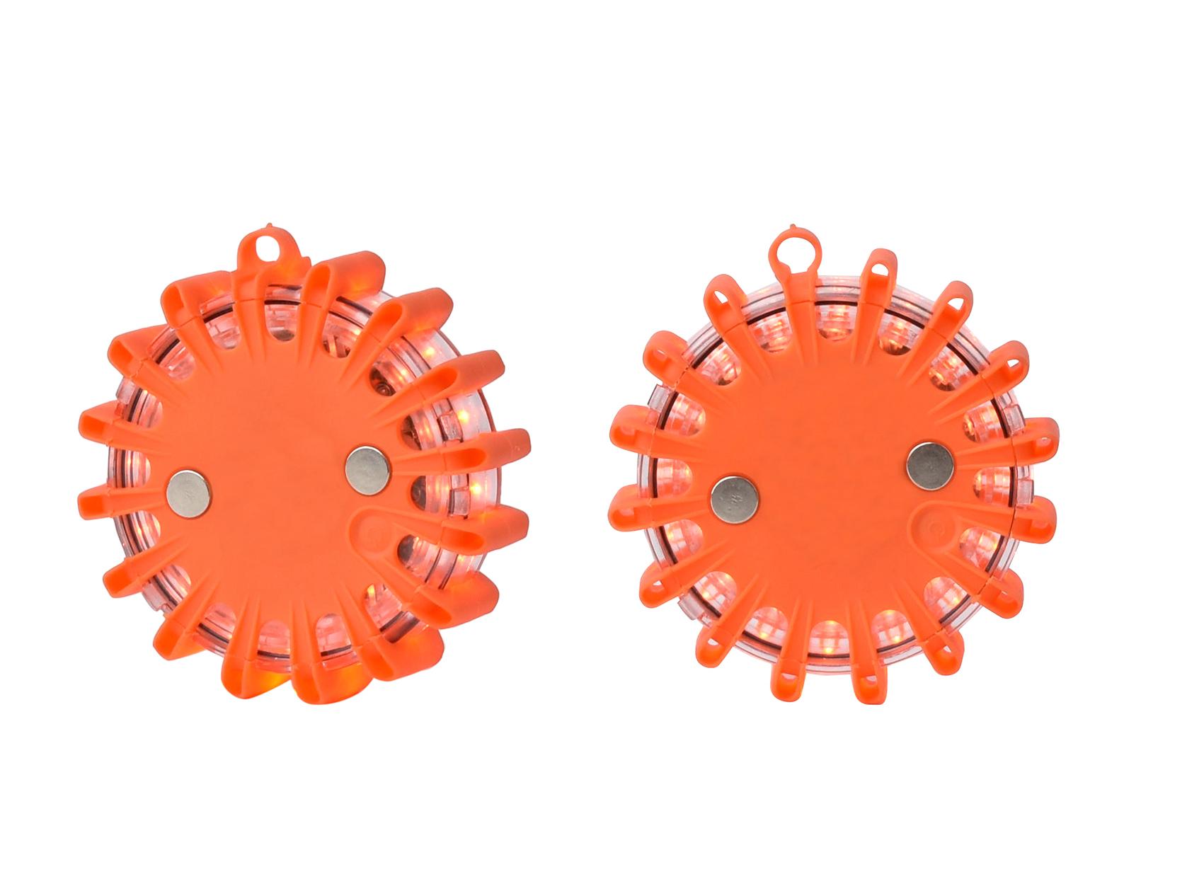 Koffer mit 6 Leuchtbaken SPIRALED Orange